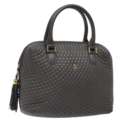 Bally Vintage Handbag Quilted Leather Product Image