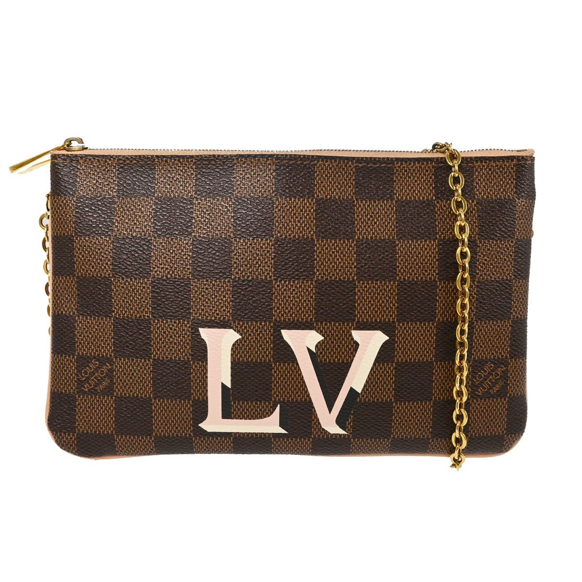 Louis Vuitton Double Zip Pochette Damier Ebene Product Image