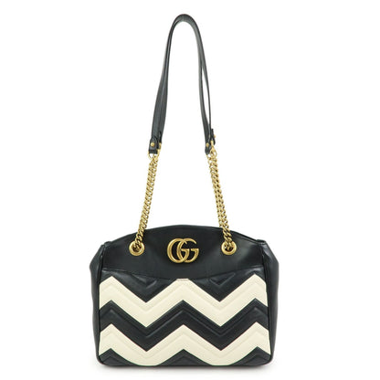 Gucci GG Marmont Chain Matelasse Leather Medium
