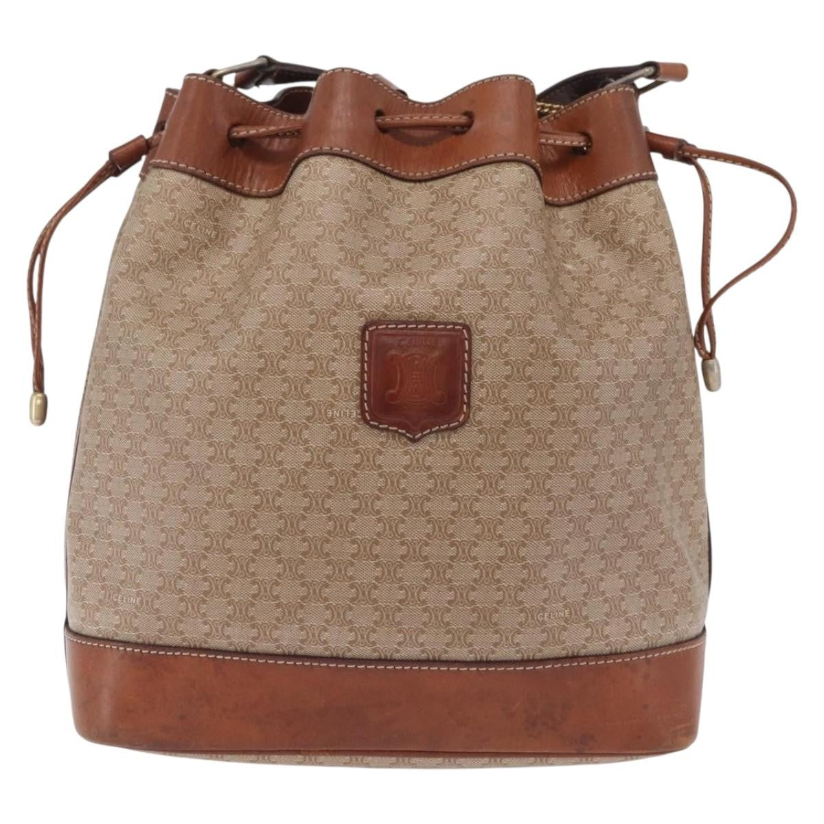 Celine Macadam Shoulder Canvas Medium