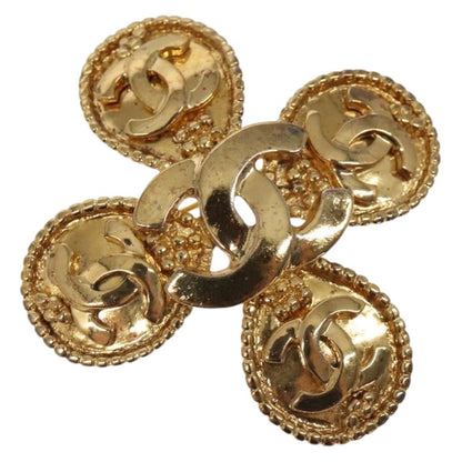 Chanel CC Cross Badge Brooch Metal Product Image