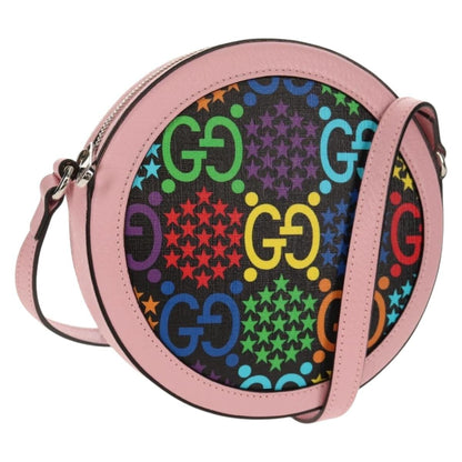 Gucci Round Shoulder Bag Psychedelic Print GG Coated Canvas Product Image