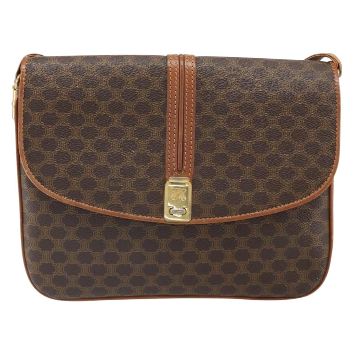 Celine Vintage Macadam Canvas and Leather Product Image