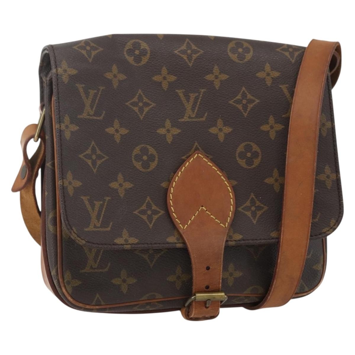 Louis Vuitton Cartouchiere Handbag Monogram Canvas PM