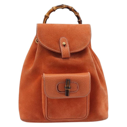 Gucci Vintage Bamboo Suede Mini
