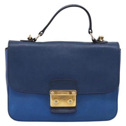 Miu Miu Madras Top Handle Leather Small