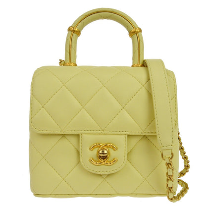Chanel Crush Top Handle Flap Quilted Lambskin Mini