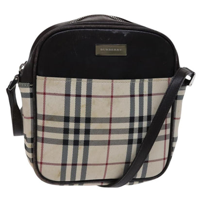 Burberry Nova check Shoulder bag Canvas and Leather Product Image