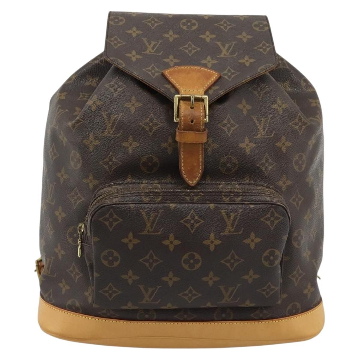 Louis Vuitton Vintage Montsouris Monogram Canvas GM
