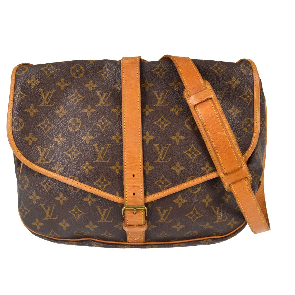 Louis Vuitton Saumur Monogram Canvas 35