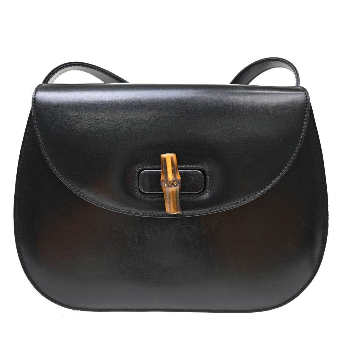 Gucci Vintage Lady Lock Flap Leather Small