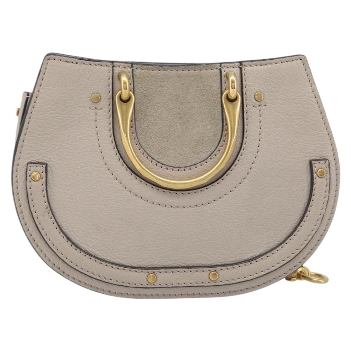 Chloe Pixie Belt Leather and Suede Mini