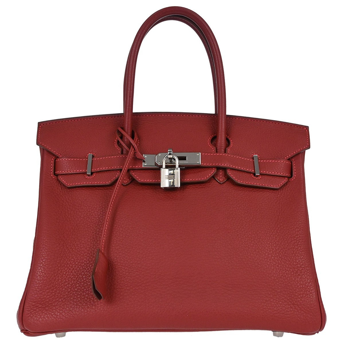 Hermes Birkin Red Togo with Palladium Hardware 30