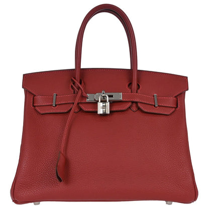 Hermes Birkin Red Togo with Palladium Hardware 30