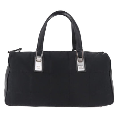 Chanel Square Stitch Boston Quilted Nylon Large