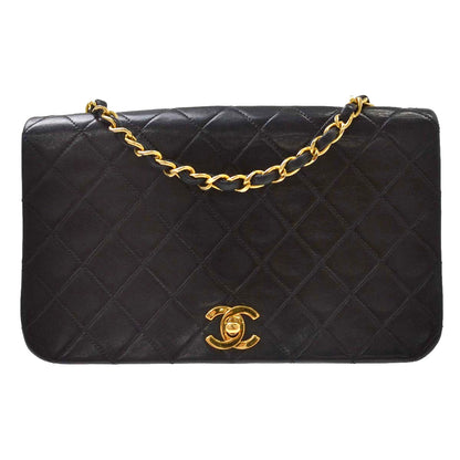 Chanel Vintage Full Flap Quilted Lambskin Mini