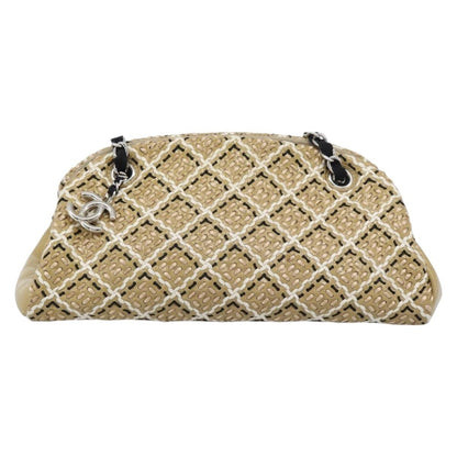Chanel Just Mademoiselle Quilted Patent Medium