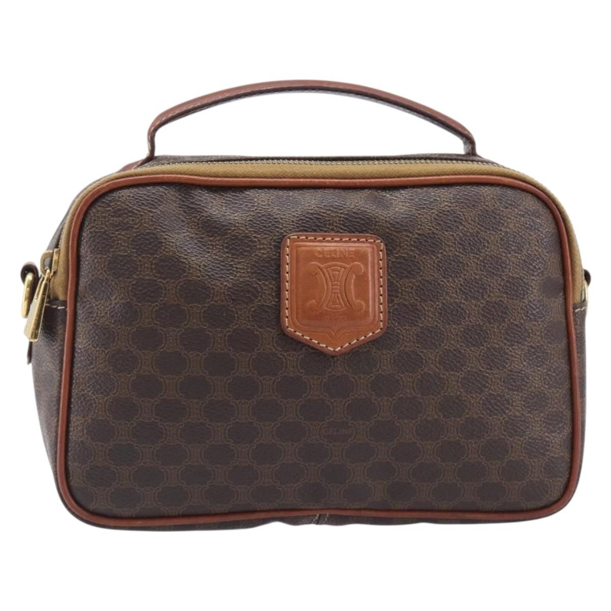 Celine Vintage Handbag Toile Céline Small