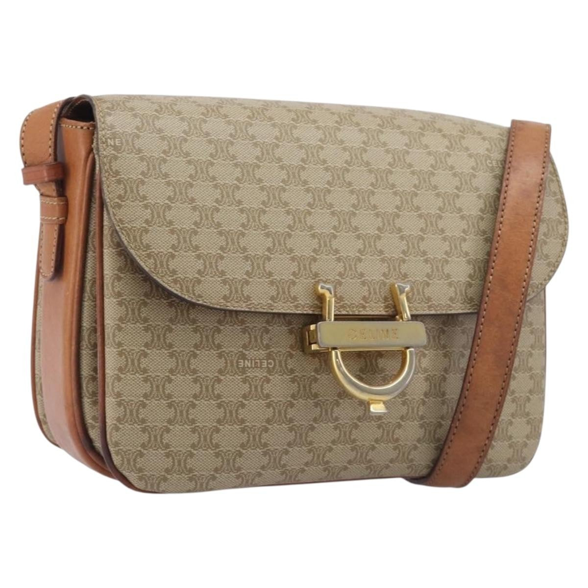 Celine Macadam Shoulder Canvas Medium