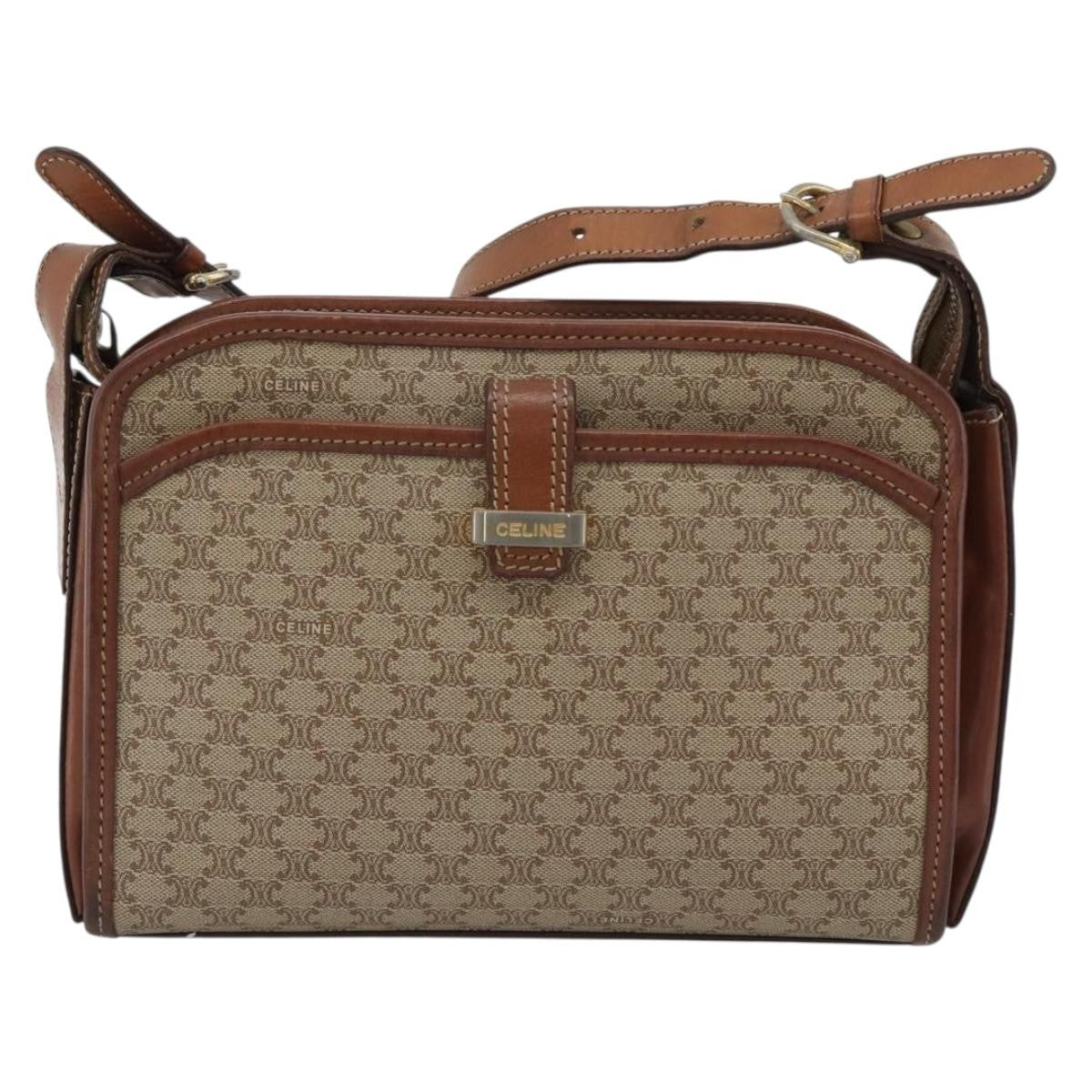 Celine Vintage Macadam Canvas and Leather Product Image