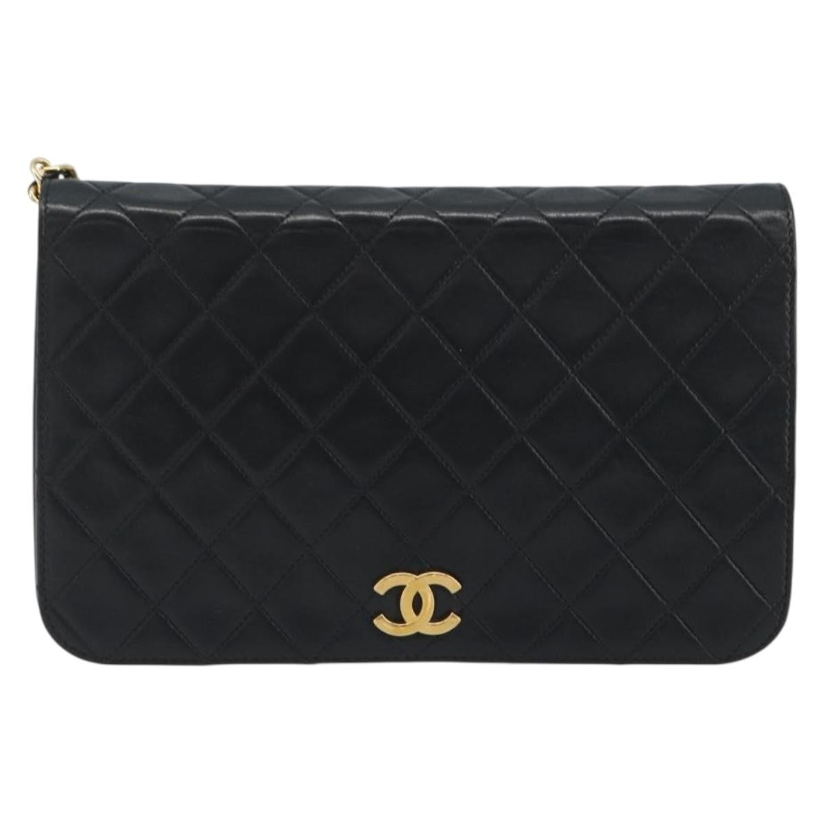 Chanel Vintage Full Flap Quilted Lambskin Small