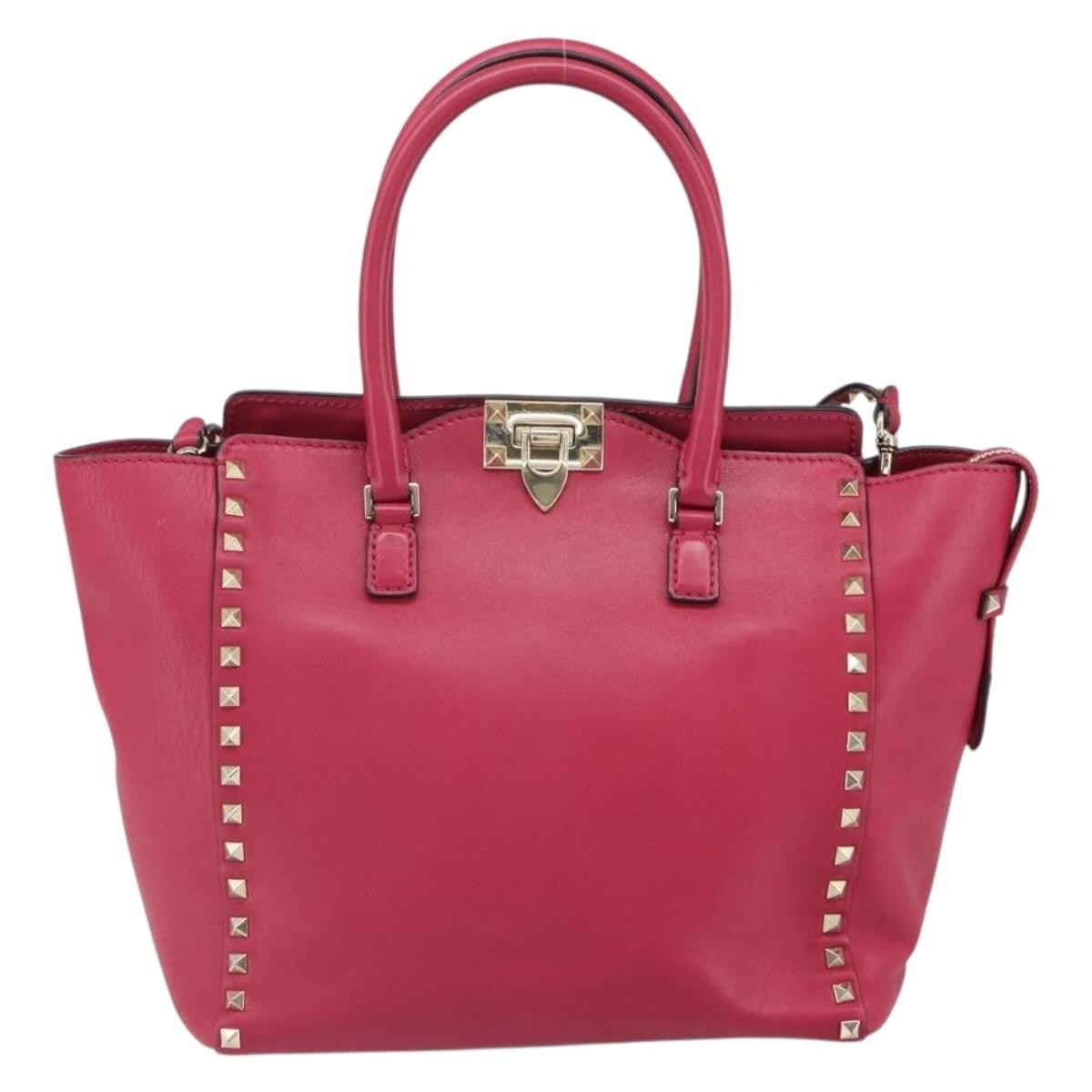 Valentino Garavani Rockstud Tote Rigid Leather Small