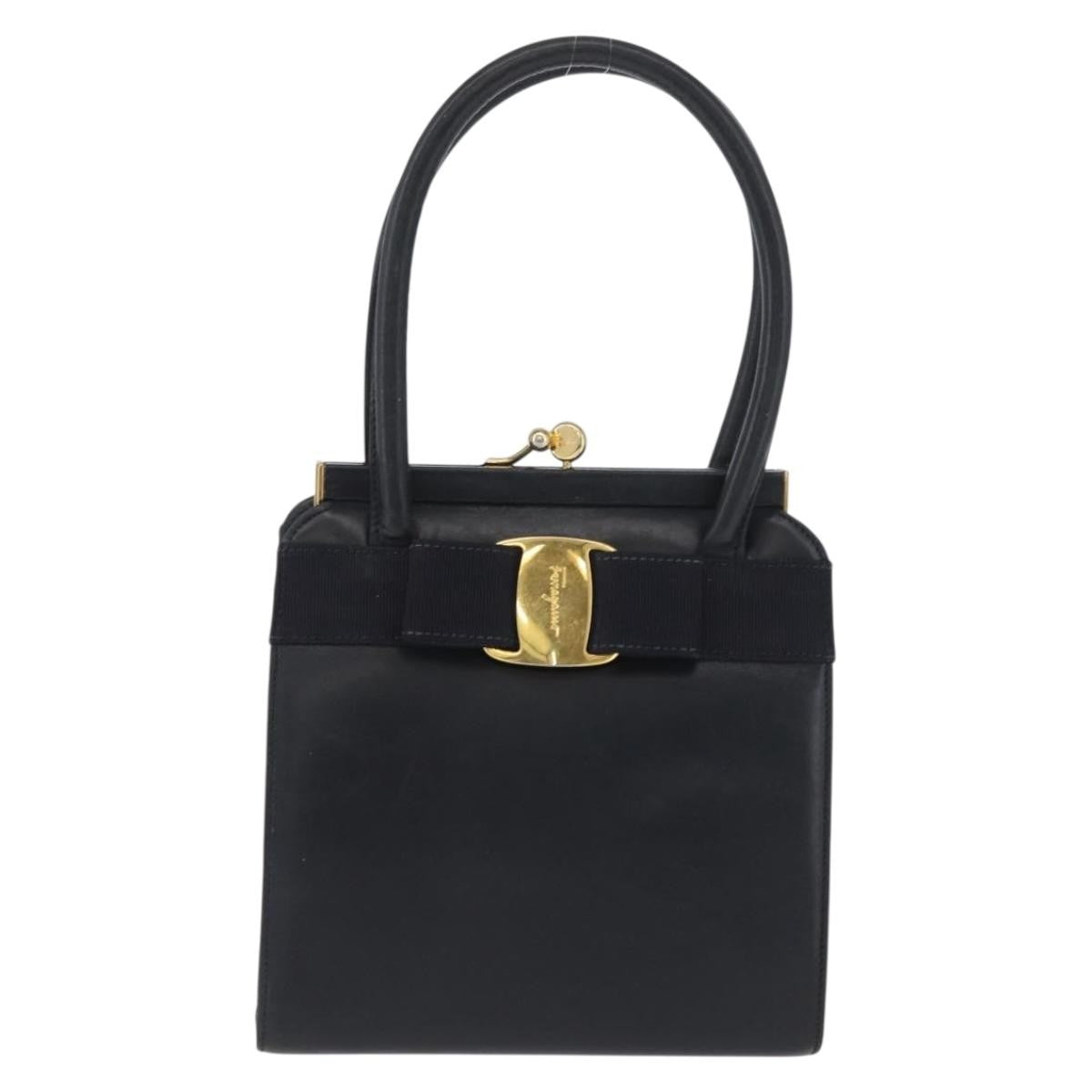 Salvatore Ferragamo Convertible Vara Bow Tote Leather Small