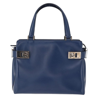 Salvatore Ferragamo Double Gancini Side Buckle Tote Leather Medium