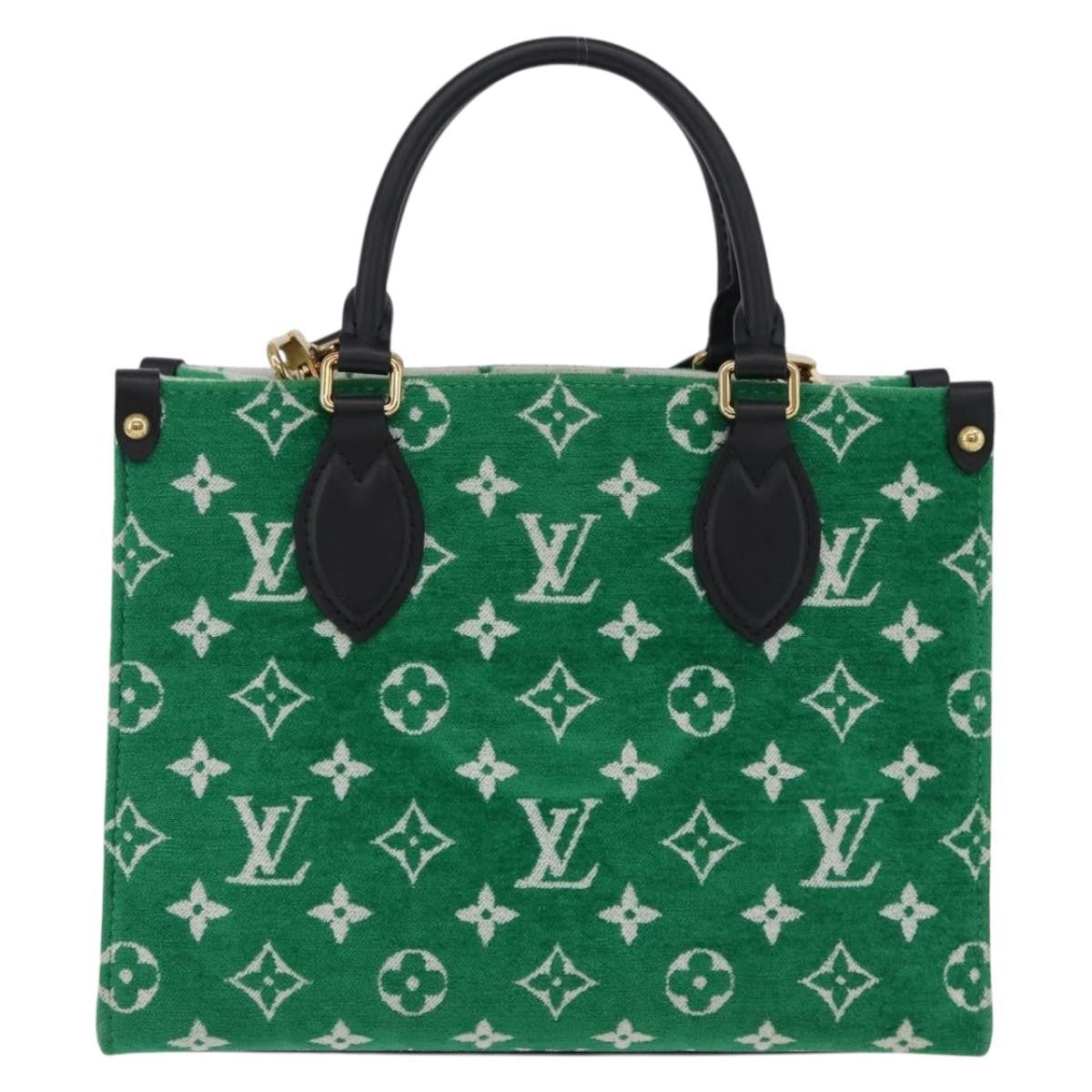 Louis Vuitton OnTheGo LV Match Monogram Jacquard Velvet PM