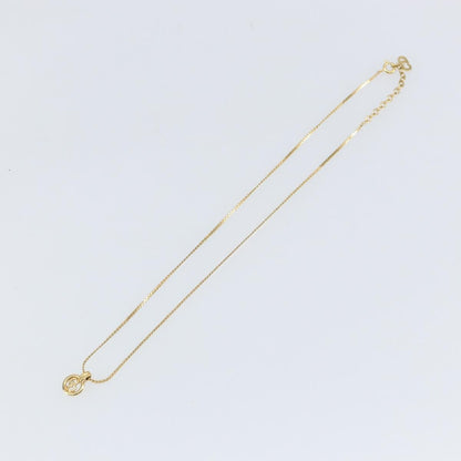 Christian Dior CD Round Pendant Necklace Metal Product Image