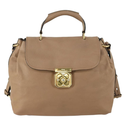 Chloe Elsie Convertible Satchel Leather Medium