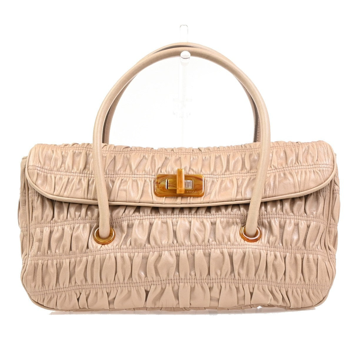 Prada Turnlock Nappa Gaufre Medium