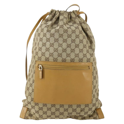 Gucci Drawstring Backpack GG Canvas Medium