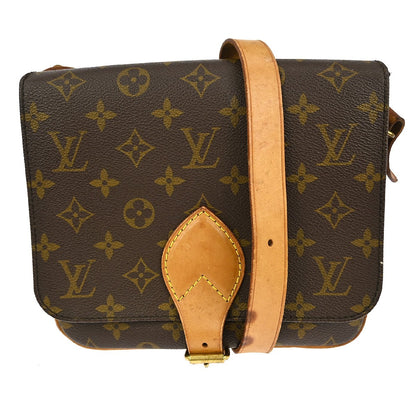 Louis Vuitton Cartouchiere Handbag Monogram Canvas MM