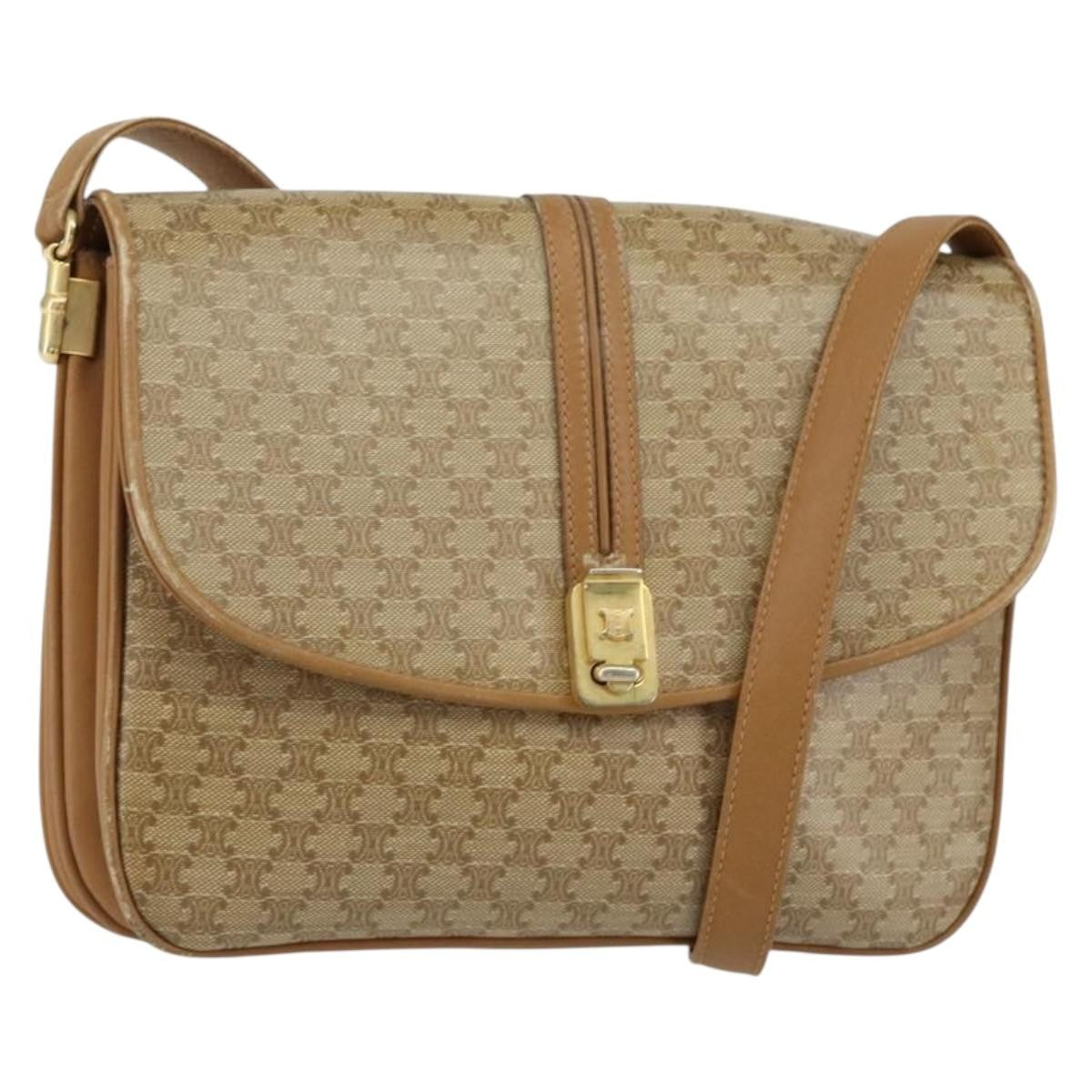 Celine Macadam Shoulder Bag Canvas Product Image