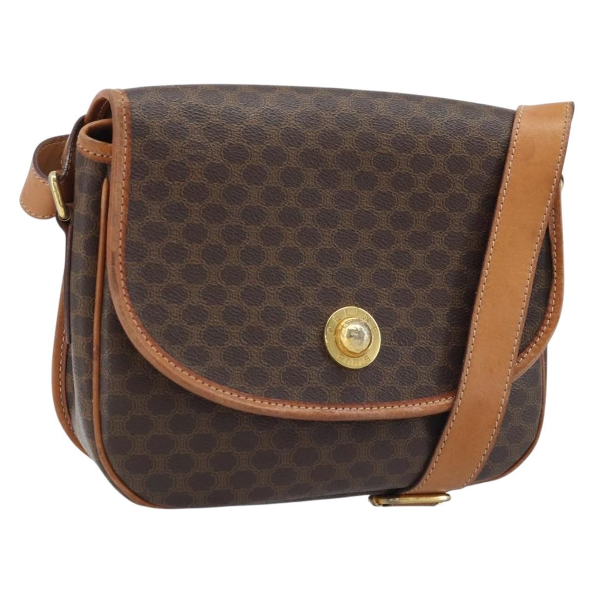 Celine Vintage Macadam Canvas and Leather Product Image