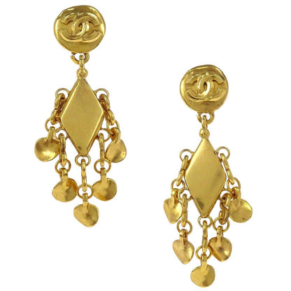 Chanel CC Rhombus Clip-On Metal Product Image