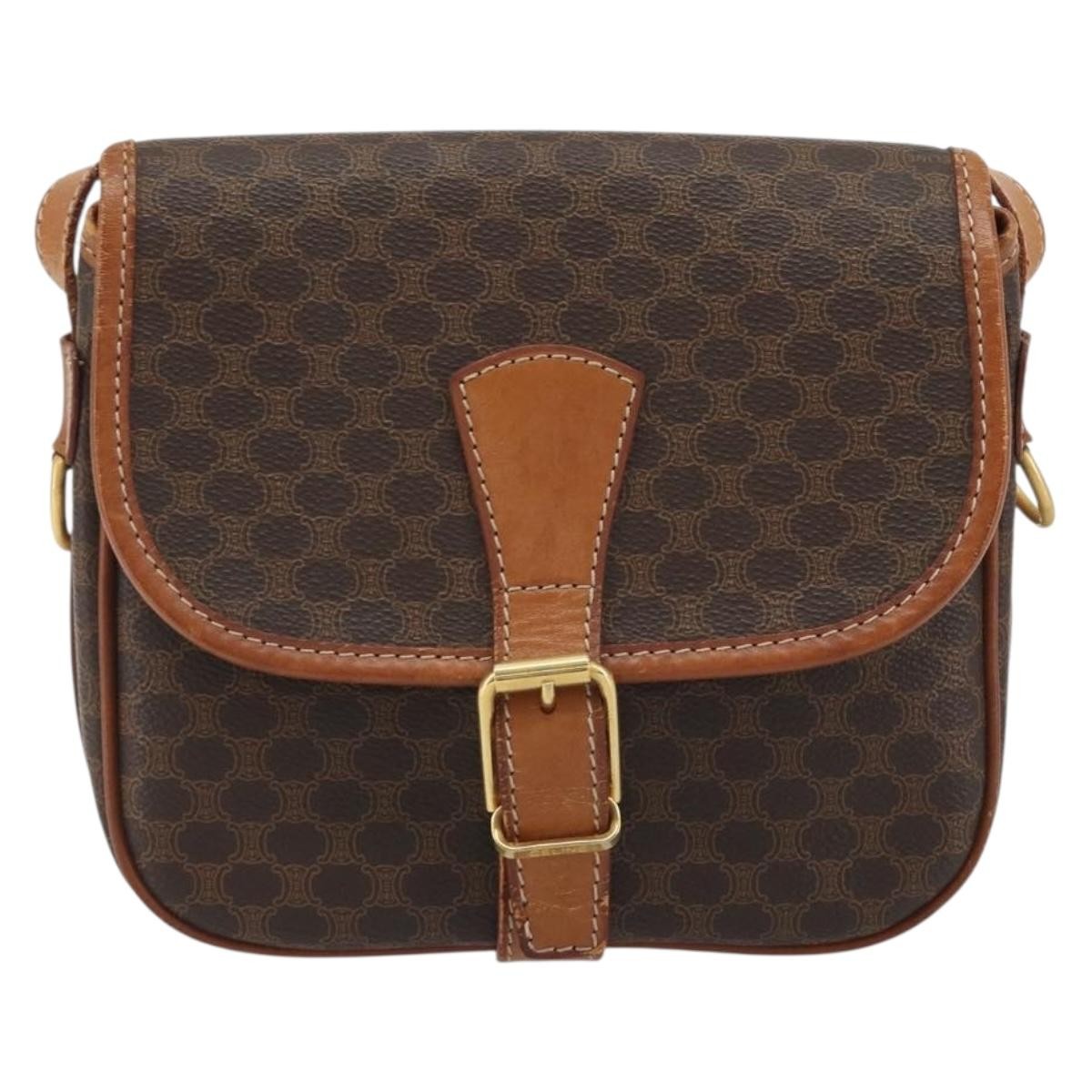 Celine Vintage Macadam Canvas and Leather Product Image