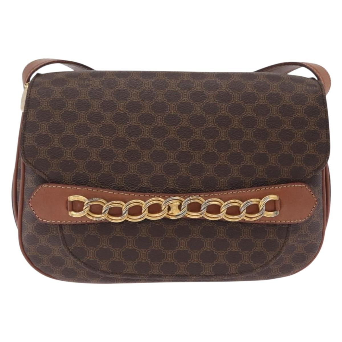 Celine Macadam Shoulder Canvas Medium
