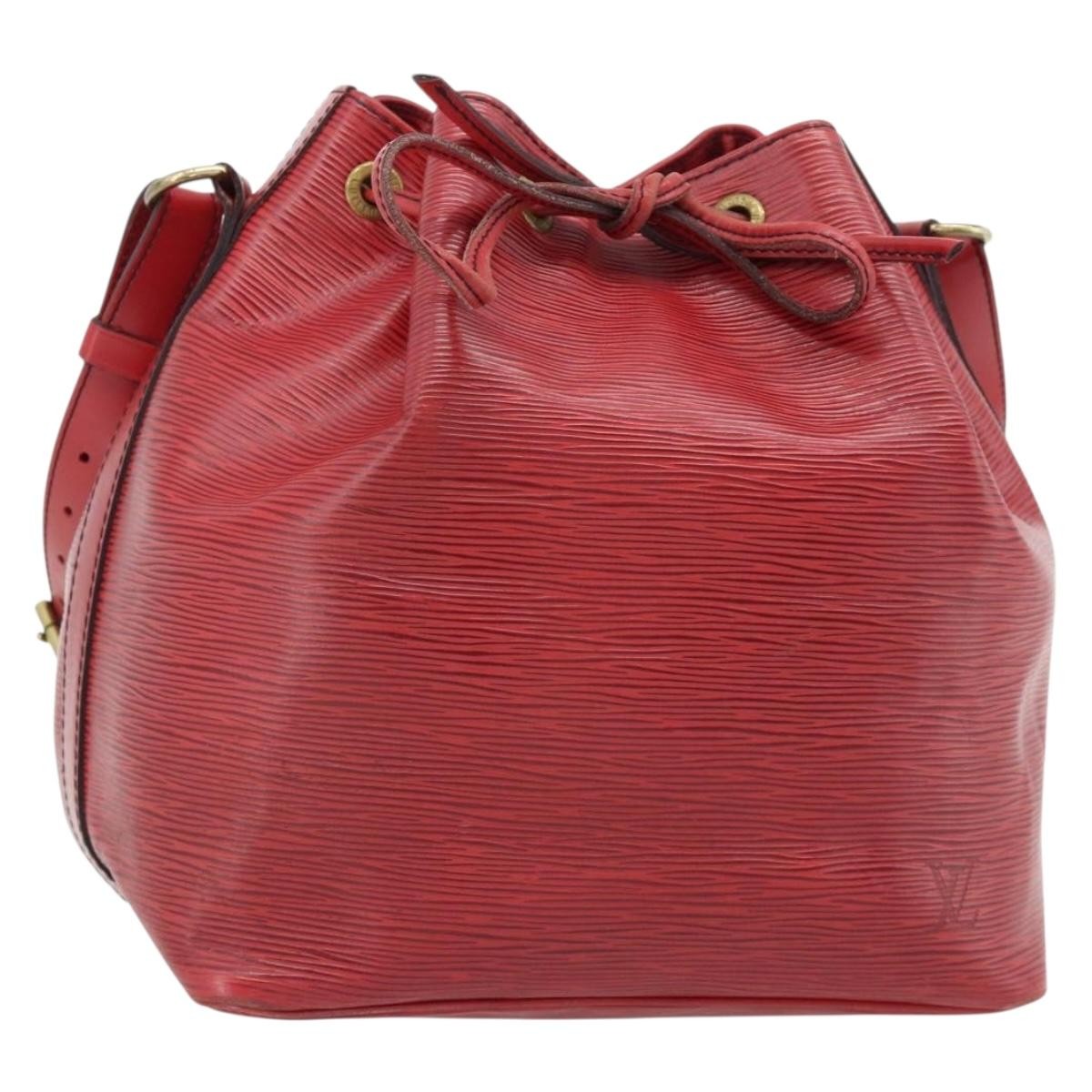 Louis Vuitton Petit Noe Handbag Epi Leather Medium