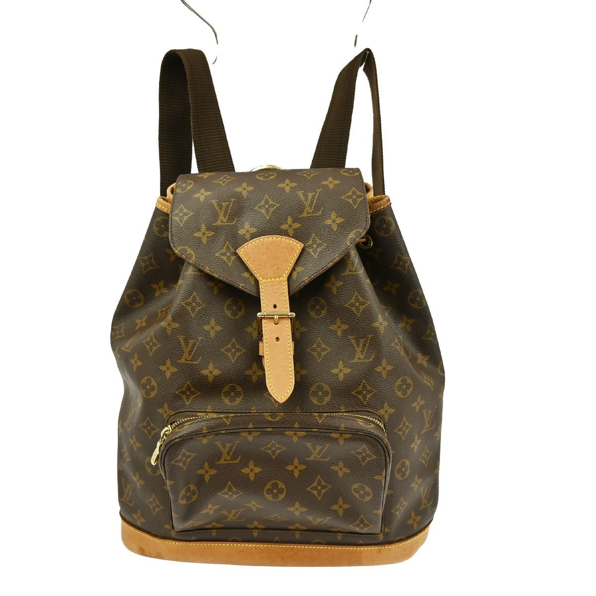 Louis Vuitton Vintage Montsouris Backpack Monogram Canvas GM
