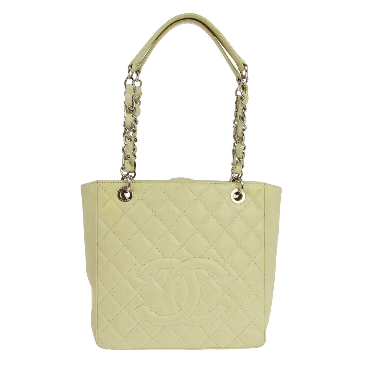 Chanel Petite Shopping Quilted Caviar Large