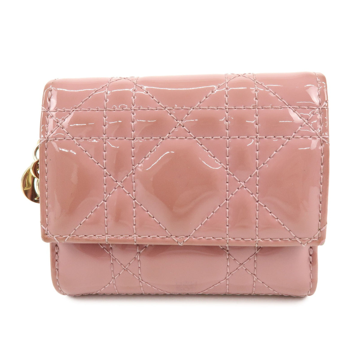 Christian Dior Lady Dior Cannage Quilt Leather Mini