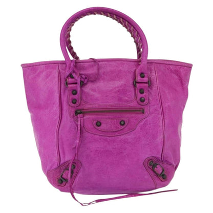 Balenciaga Classic Studs Sunday Tote Leather Medium