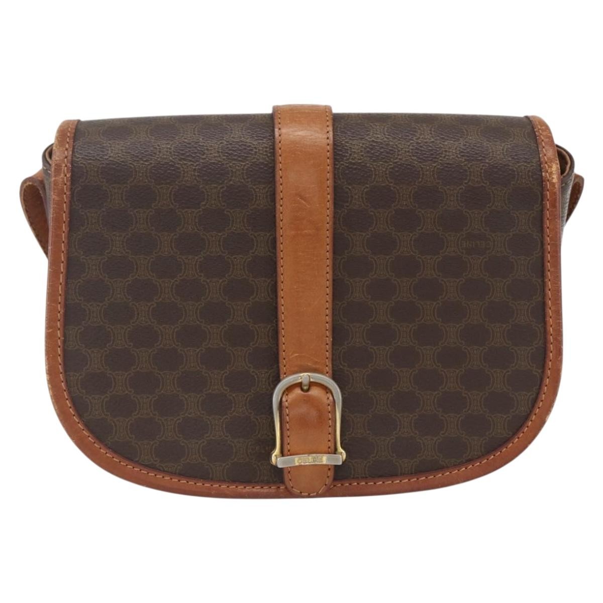 Celine Vintage Macadam Canvas and Leather Product Image