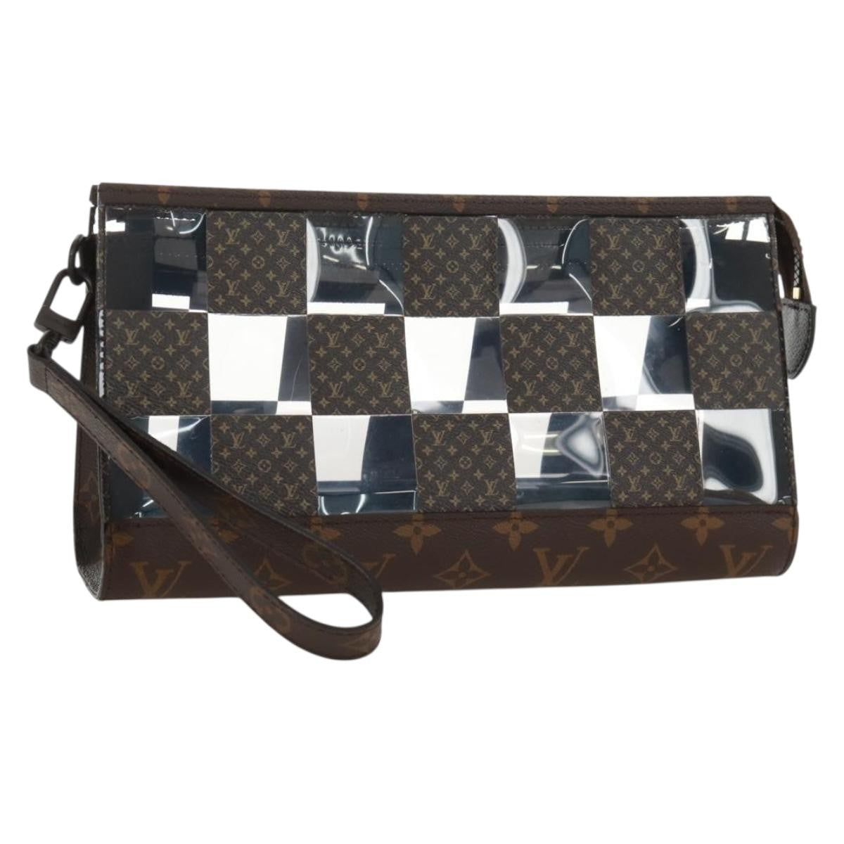 Louis Vuitton Standing Pouch Monogram Chess Coated Canvas and PVC Product Image