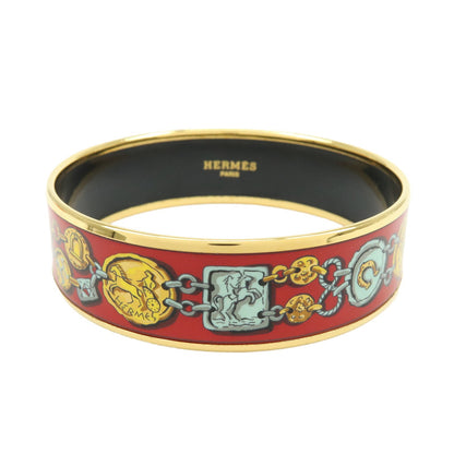Hermes Bangle Printed Enamel Wide