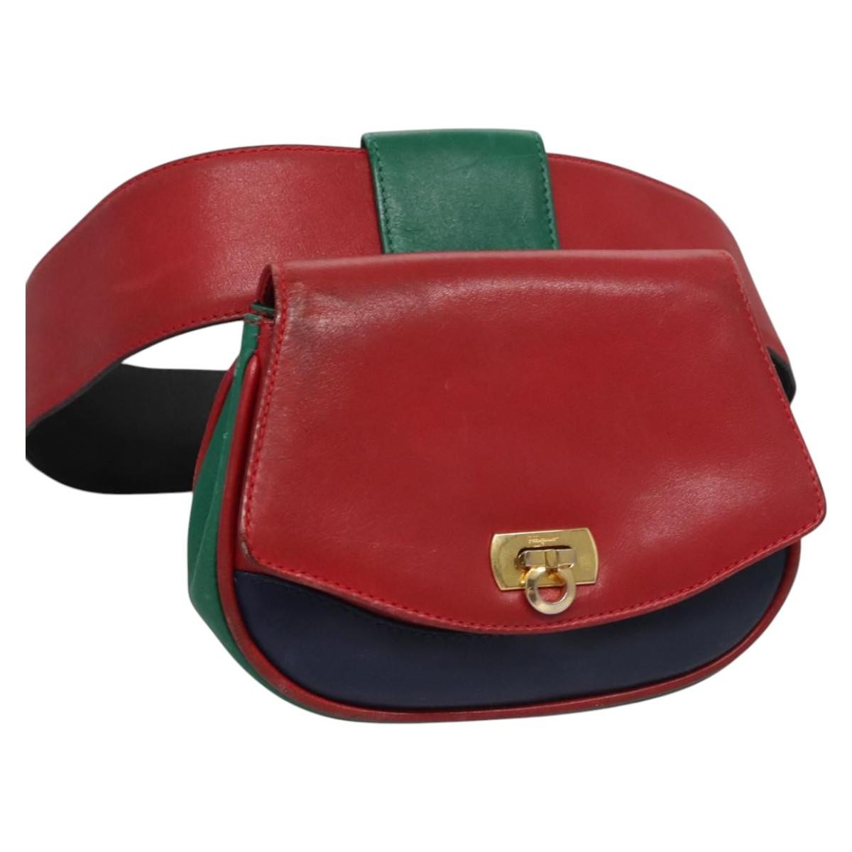 Salvatore Ferragamo Gancini waist Leather Product Image