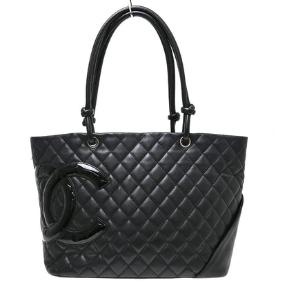 Chanel Cambon Tote Quilted Leather Medium