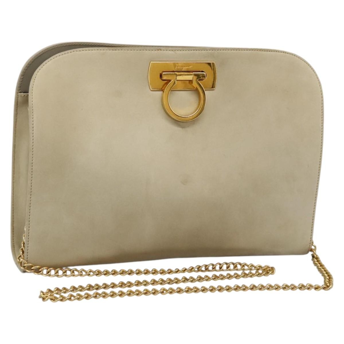 Salvatore Ferragamo Gancini Chain Leather Product Image